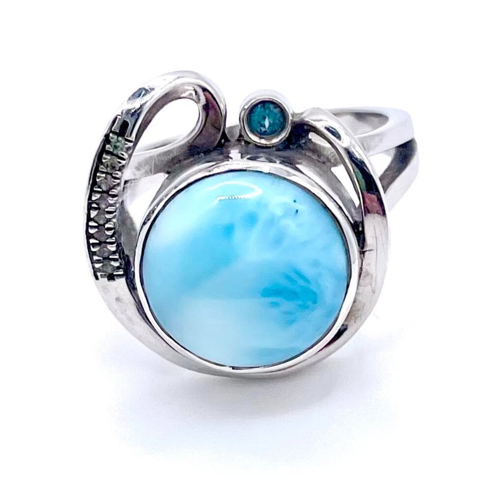 MARAHLAGO MIA LARIMAR RING